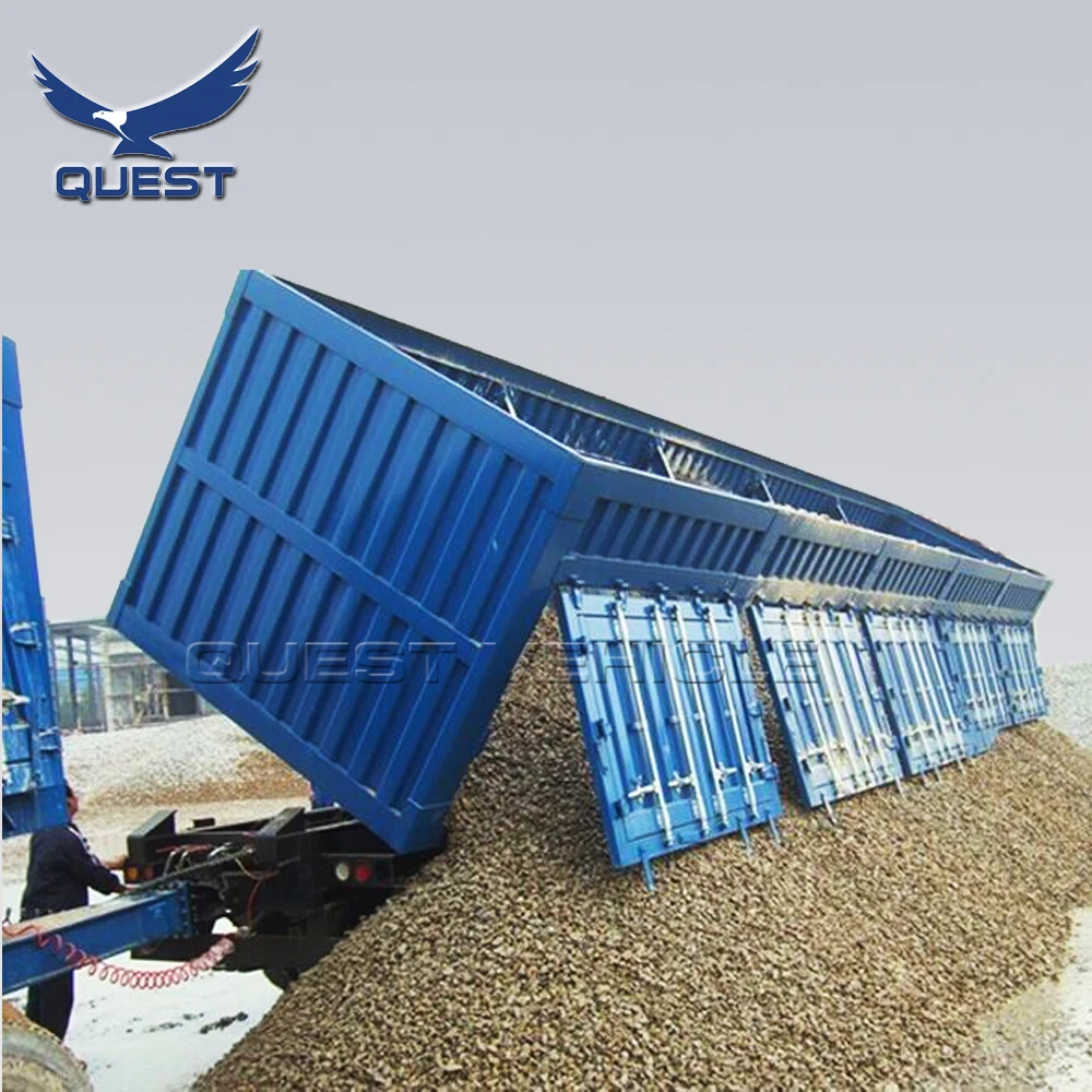 Factory Price New Design 3 Axles 60 Tons Semi-Trailers with Wabco Brake System and 12R22.5 Tyre Truck Trailers