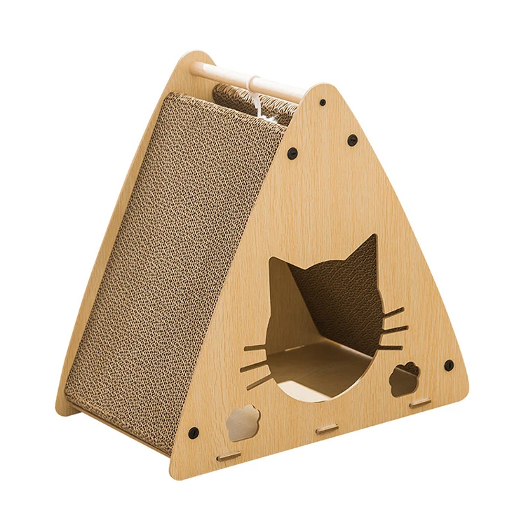 Wholesale Large Cat Scratching Pad Corrugated Cardboard Cat Scratching House