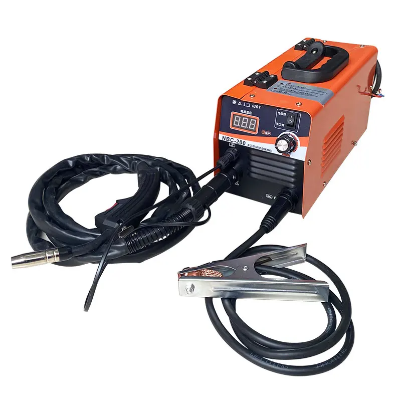 MIG-200 Mesin las listrik  Airless MIG welding machine Portable integrated small 220V