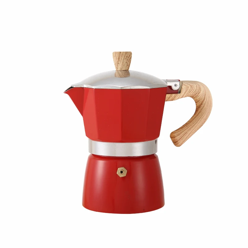 High Quality 3/6 Cups Aluminum Italian Coffee And Espresso Maker Outdoors Mocha coffee office outdoor