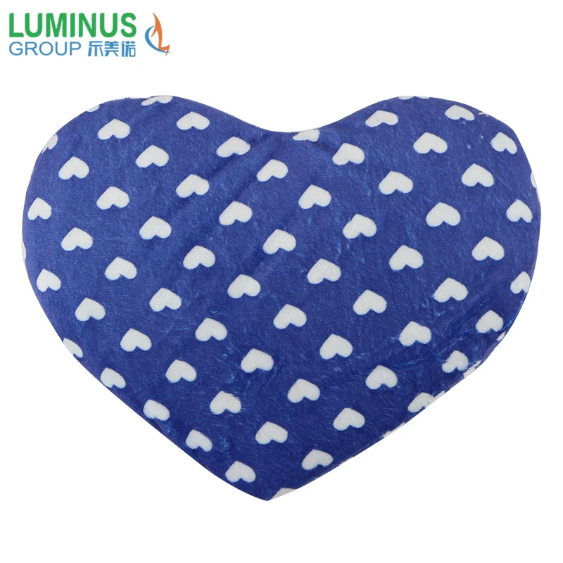Factory wholesale heart shape microwave heating pads portable hand warmer