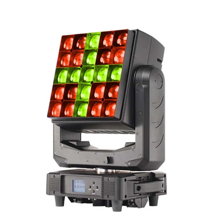 2540DZ DJ Party Disco Matrix Remote LED Letter Moving Head Stage Beaming White Super Strobe Lights