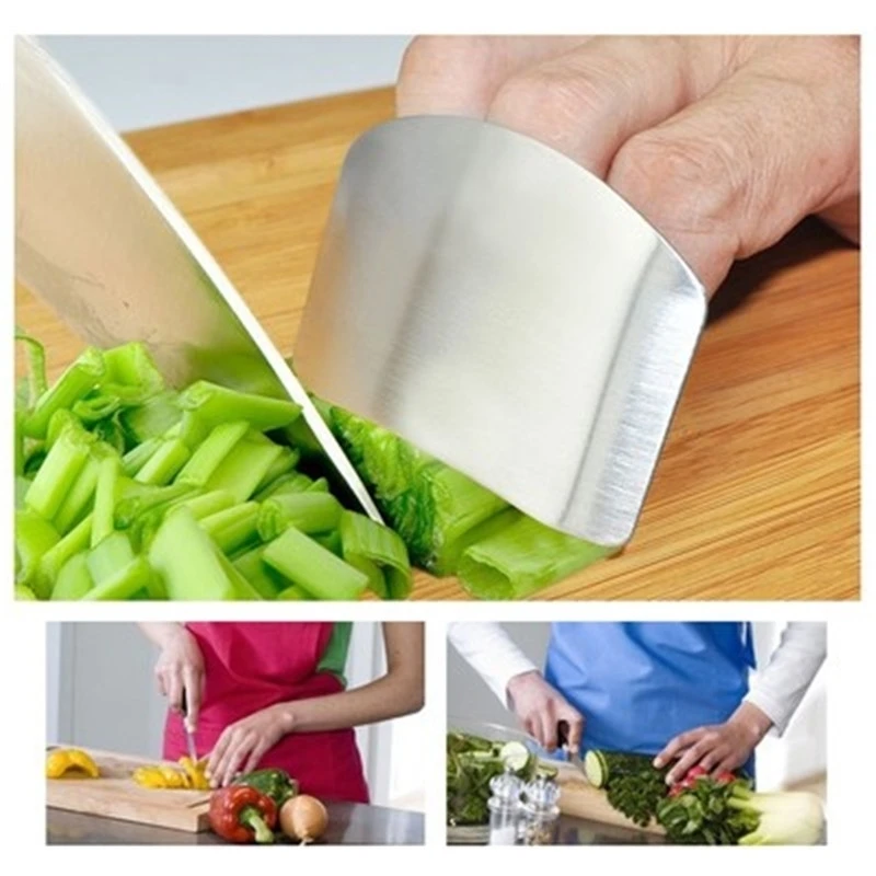Кухонные инструменты, защита для пальцев из нержавеющей стали, защита для пальцев овощей, защита для рук