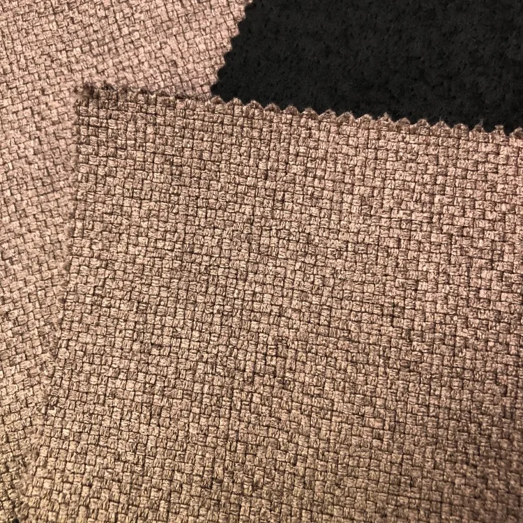 cheap woven 100 polyester linen upholstery fabric for sofa
