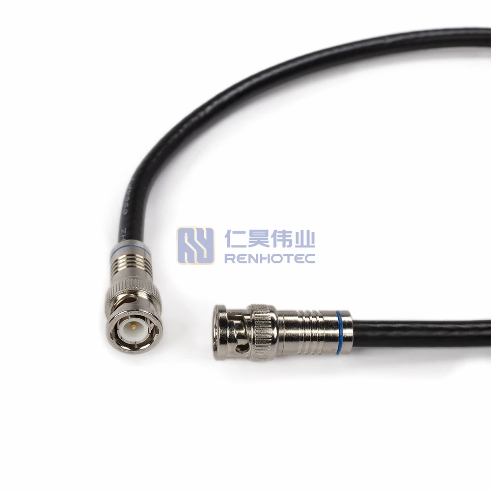 Professional Grade Low Loss Cable 75 Ohm RG6 HD-SDI Triaxial BNC Cable