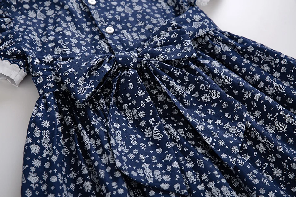 Wholesale Pettigirl Children Girls Smocked Dresses Clothing for Exclusive Style 2-12Y 1BAG=1PCS
