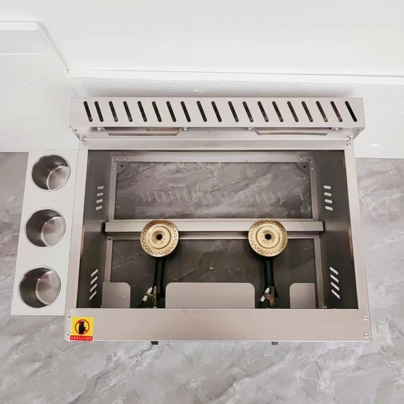 High Quality Commercial Gas Oil Fryer for Potato Chips Chicken Wings Chops Kitchen Machines