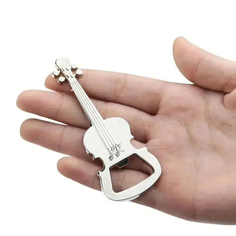 Wholesale Customized Electronic Guitar Metal Keychain Bottle Opener Keychain