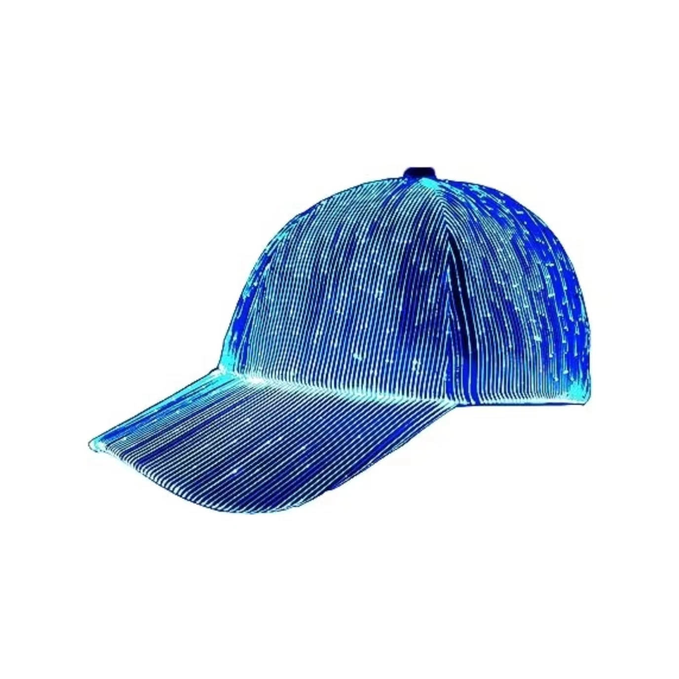 Unisex Luminous Baseball Hat Fiber Optic Light Hat Customizable Product For Party Festival Cap Colors Changeable
