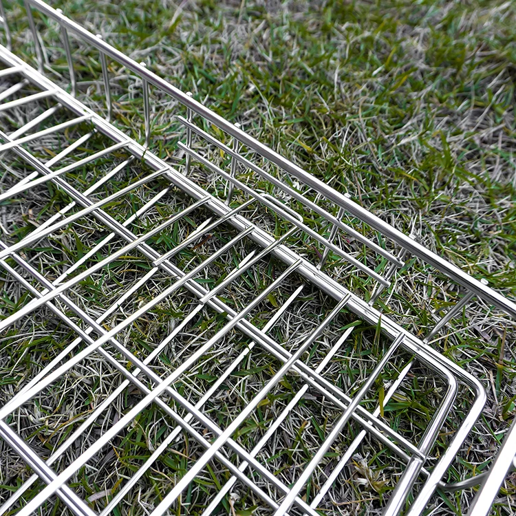 New Dtylr Stainless Steel Folding BBQ Barbecue Grill Mesh