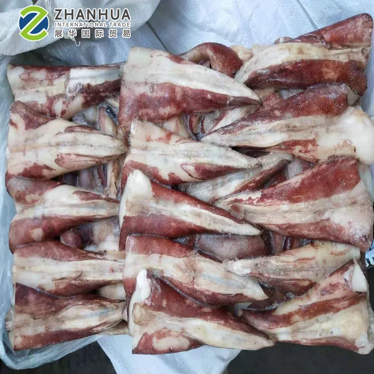 Giant Squid Tail Raw Squid Meat Peru Giant Squid Tail Meat