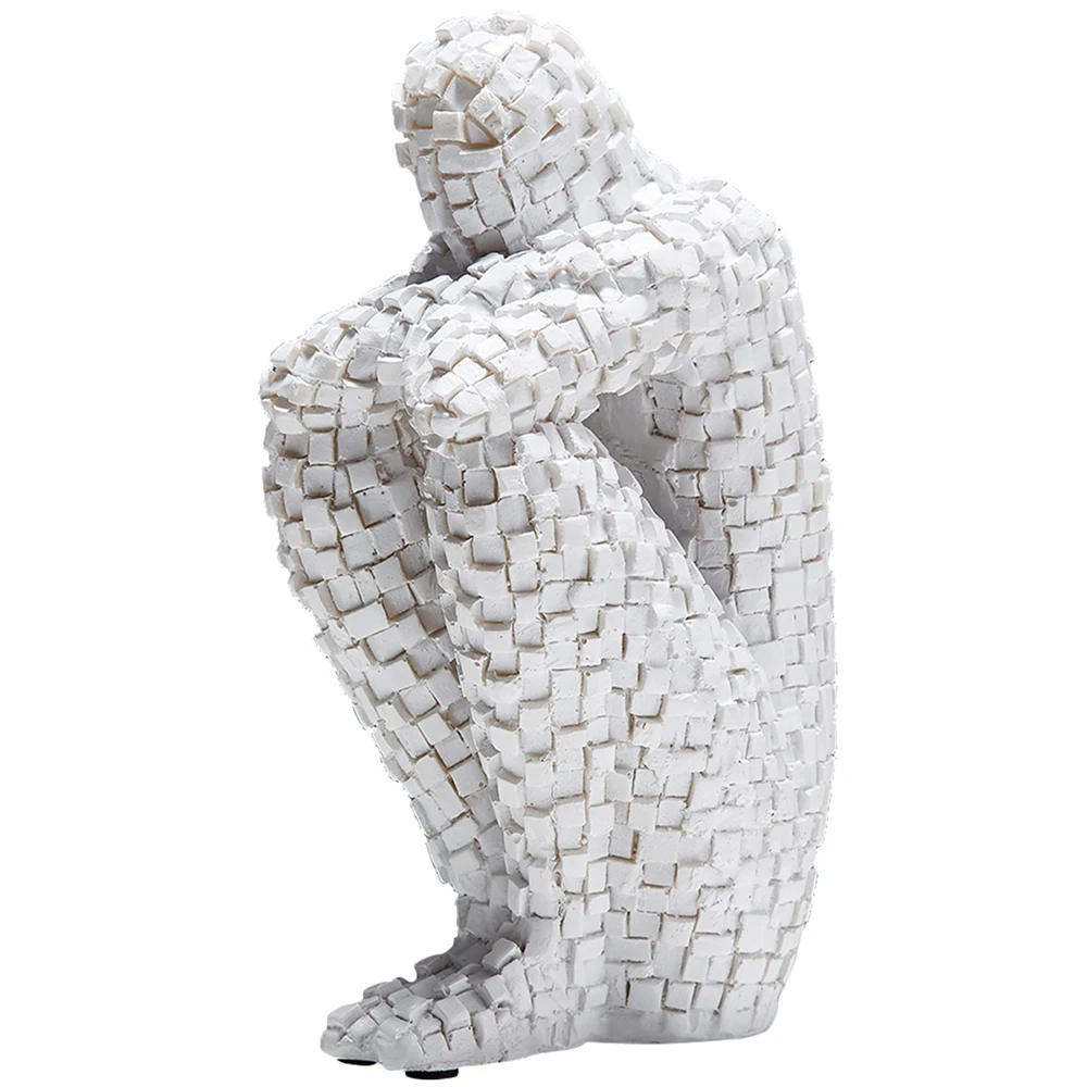Desk Decor Home Decoration Accessories Modern Thinking Human Figurines Resin Abstract Statues Living Room Decoration Office