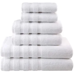 HOT OA 60 days 6PK towel highly absorbent  luxury 100% cotton towels set bath towels for bathroom