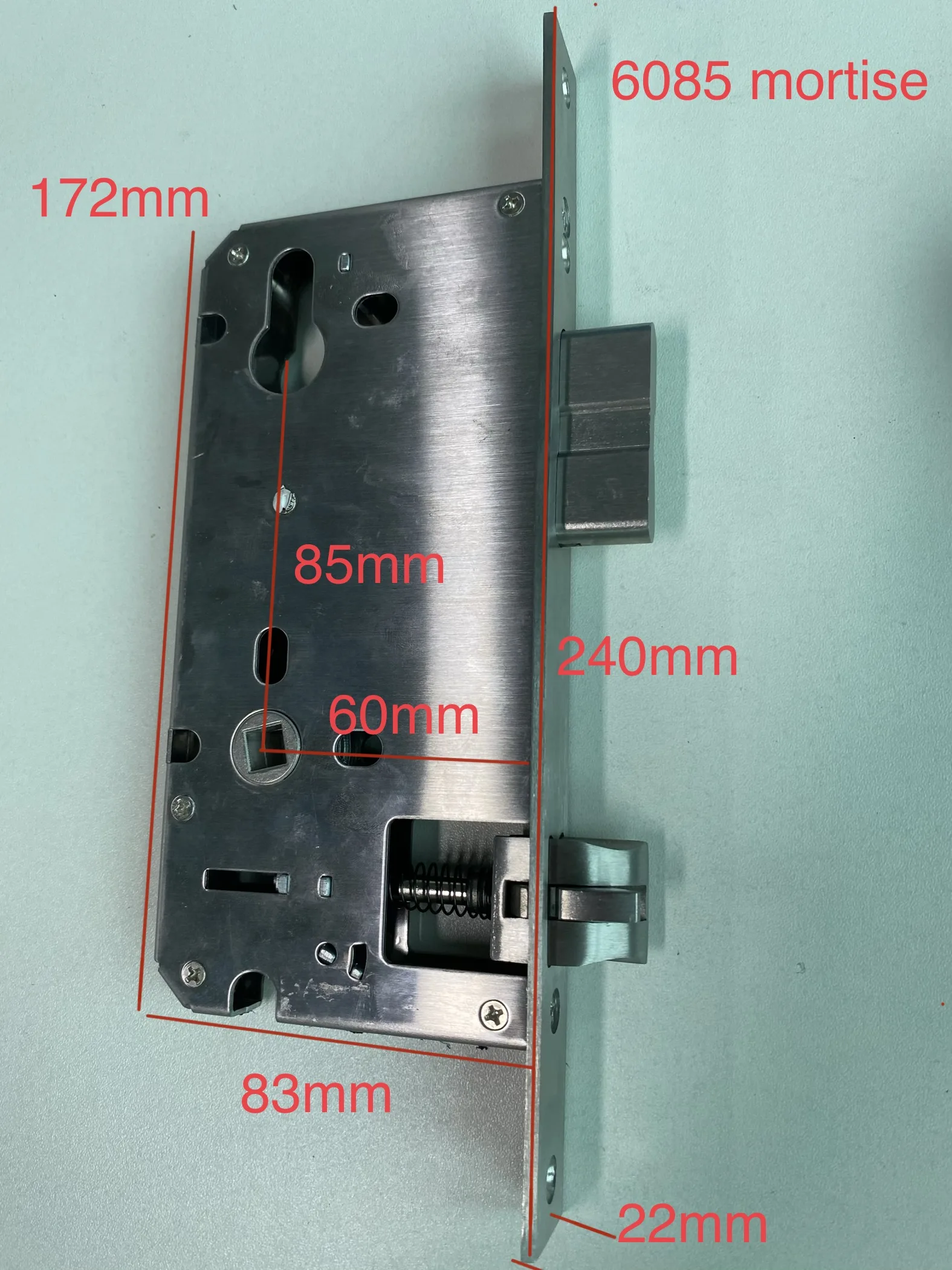 Good Quality Various Sizes Intelligent Lock Body Stainless Mortise Latch Lock for Smart Door Locks