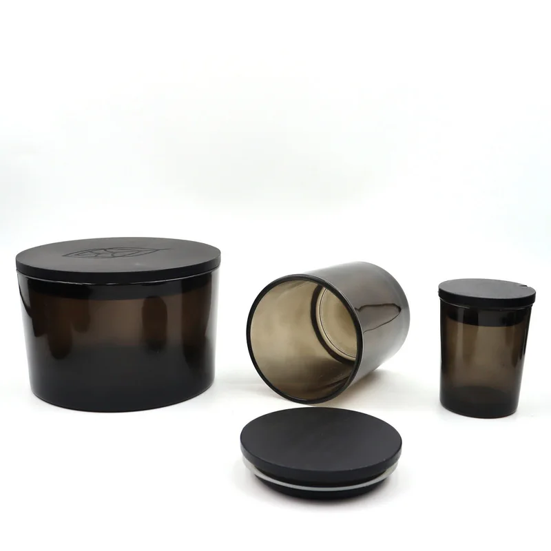 glass candle holders lanterns and candle jars glass holder color scented Aromatherapy Wax Ceramic Cup green glass candle jar