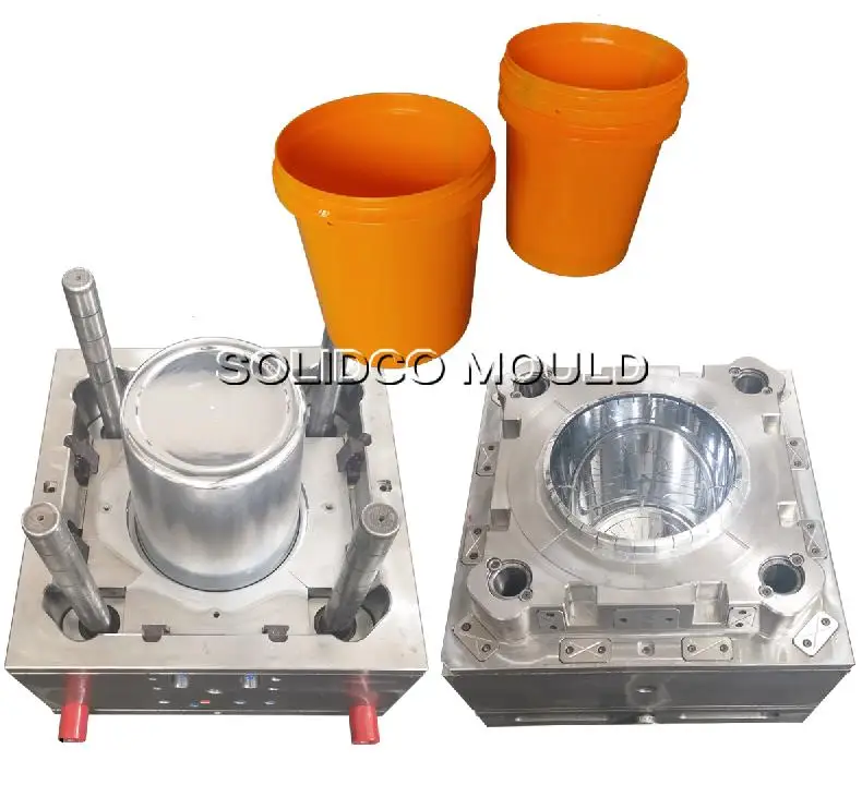 High Quality Customized Plastic Paint Bucket Mold Injection Bucket Mold