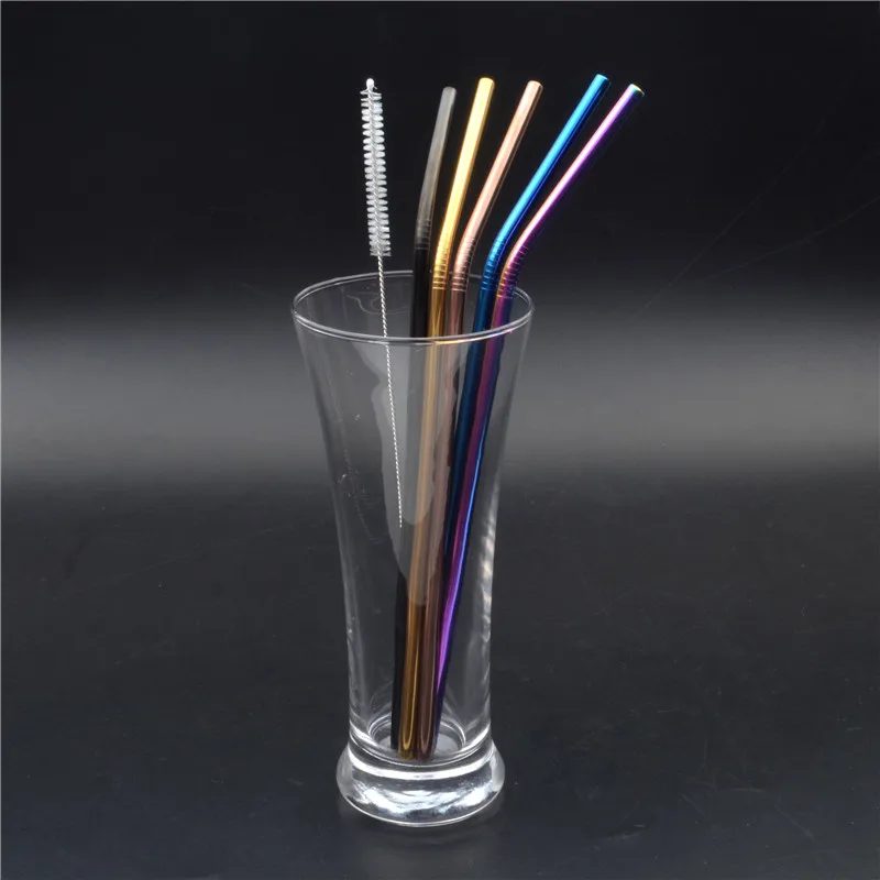 304 Stainless Steel Straight Pattern Straw for Bars Restaurants Hotels Personal Use Gifts Manufactured by Commercial Buyers