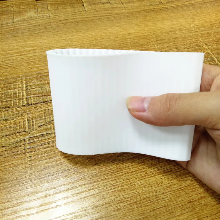 High Quality Silicone Bottle Ceramic Cup Sleeve for Plastic Cups Silicone Glass Cup Band