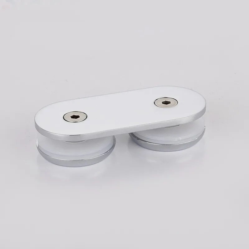 304 stainless steel 180 degree double-sided glass clamp thickened glass clamp