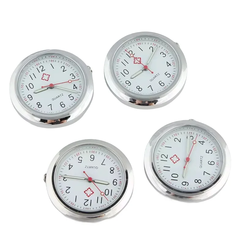zinc alloy mini metal watch insert head fitups for nurse watch