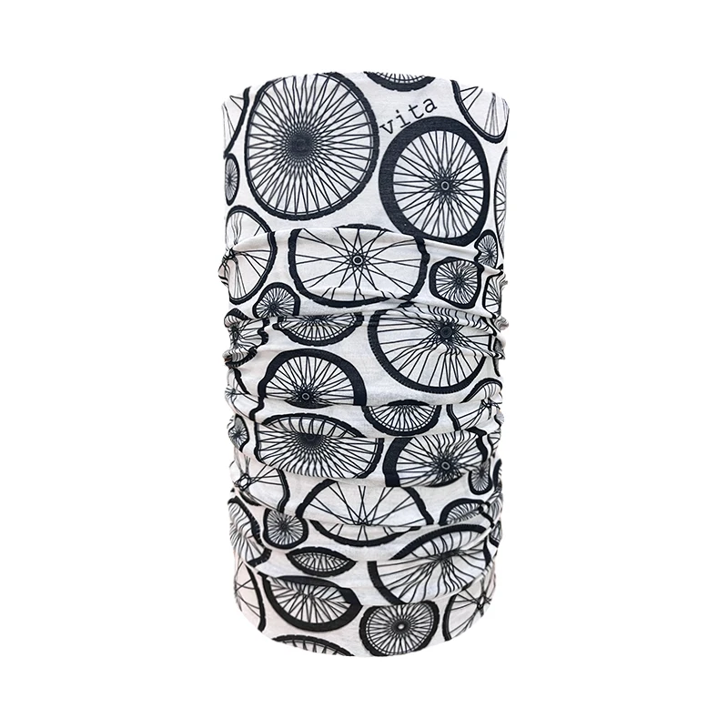 Custom Pattern Tubular Hiking Bandana Riding Face Mask with Dust Wind Sun Protection Rave Festival Seamless Bandana Tube Scarf