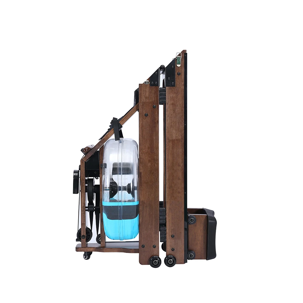 RW002-Z Indoor Folding Rowing Machine With Holder Support Foldable Water Rowing Machine for Sale