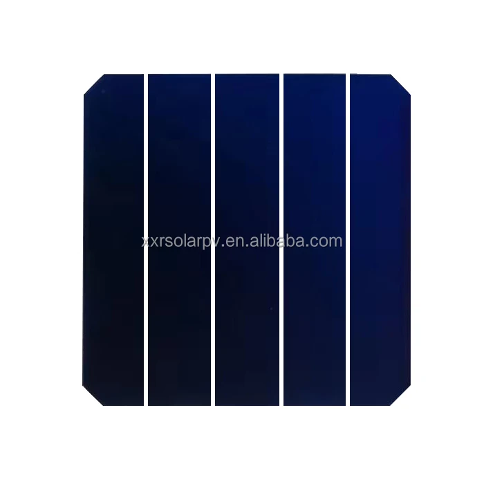 cutting 5*1.63 Inch  23.7% high efficiency cut 125*41.6mm 1/3 whole piece sun power solar cell maxeon C60  solar cell