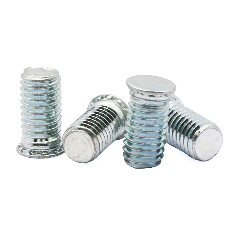 Manufacture round head bolt  steel screw FH TFH FHS NFH M3 M8 carbon steel self clinching stud for sheet meta