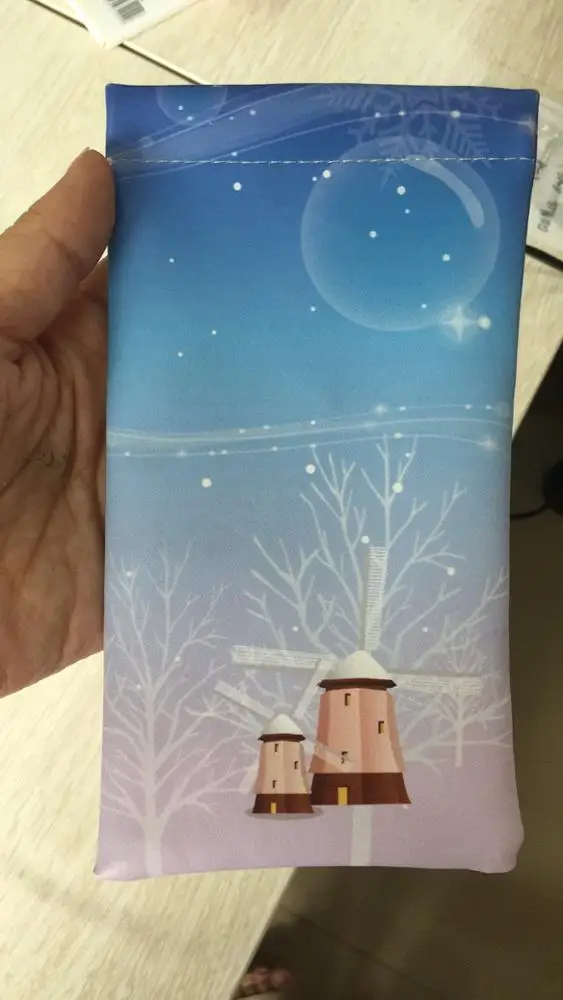 Fashion Design Recycled Cotton Pouch Cotton Organic Jewelry Pouch drawstring bag sunglasses pouch