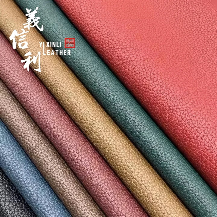 New PopularPULychee LeatherSoft-Touch Raw Material for Leather Products and Bagswith Multiple Colors and Patterns Customization