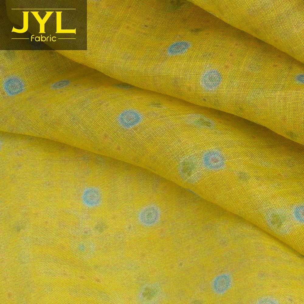 
JYL 100% ramie printed fabric RYH1064# 