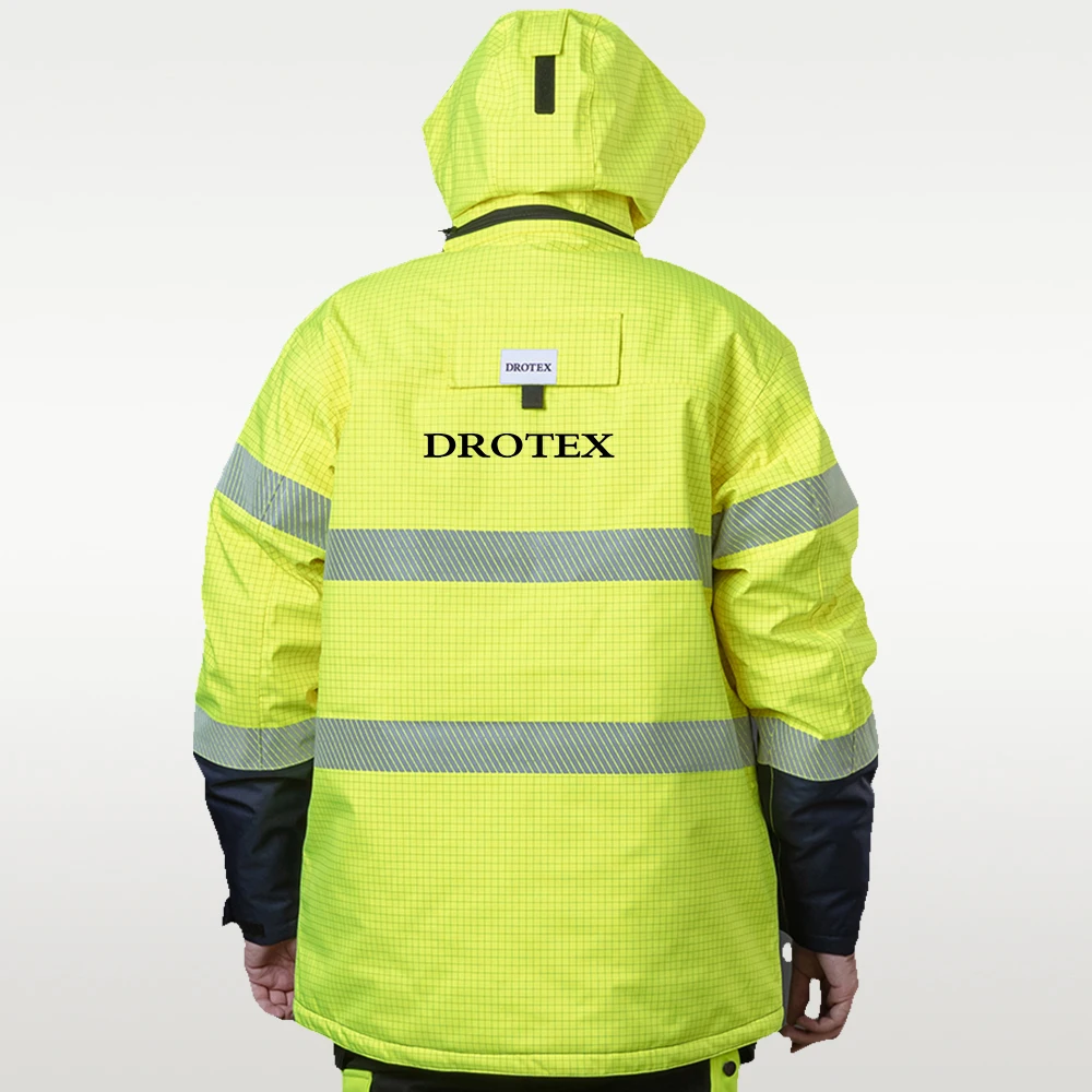 Uniform Safety Clothing Wholesale Aramid IIIA Reflective Hi Vis Waterproof Flame Retardant Men Jacket For Work