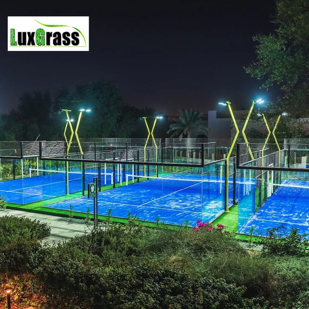 LUX PADEL Профессиональный Padel оборудование для теннисного корта поставщик теннисный корт внутреннего или открытого тенниса