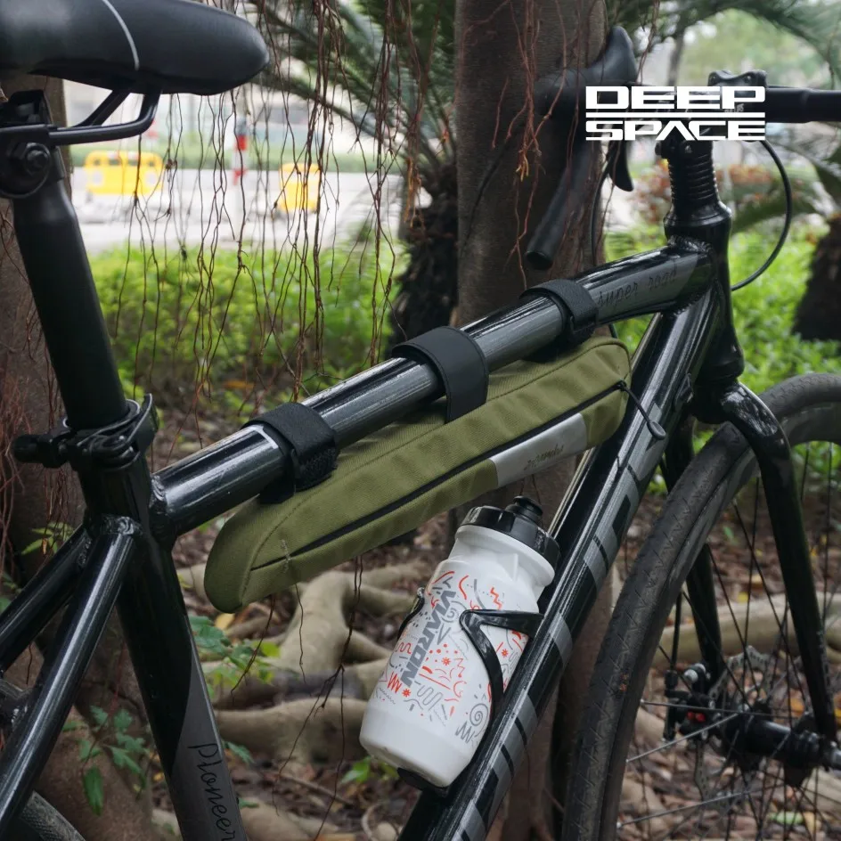 DEEPSPACE Mountain Road Gravel Bike Tool Bag Bicycle Front Top Tube Frame Bag Triangle Pouch Bag