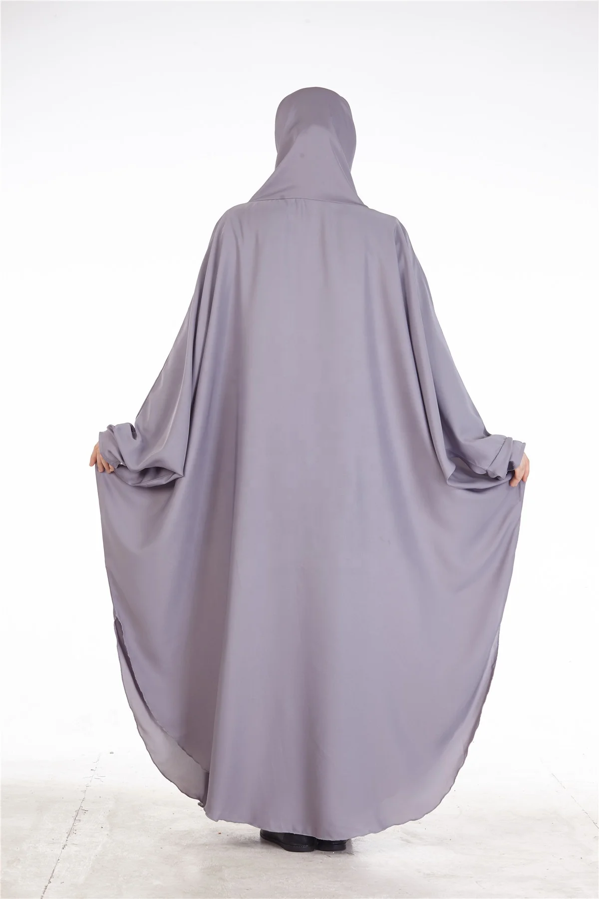 Hot Sell Caftan Kaftan Modest Clothing Eid Popular Simple Nida Fabric Dubai  Muslim Abaya for Women Hijab Prayer Dress