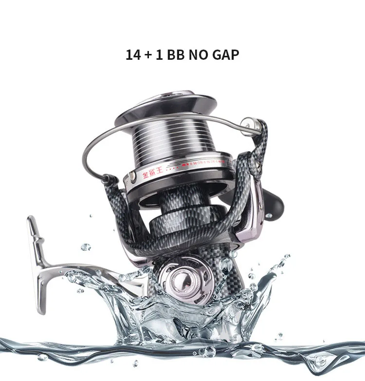 March Expo Strong Metal Spinning Reel 14+1 Max Drag 26-30kg Ship Carp Fishing Molinete Pesca Accesorios Mar Moulinet Peche