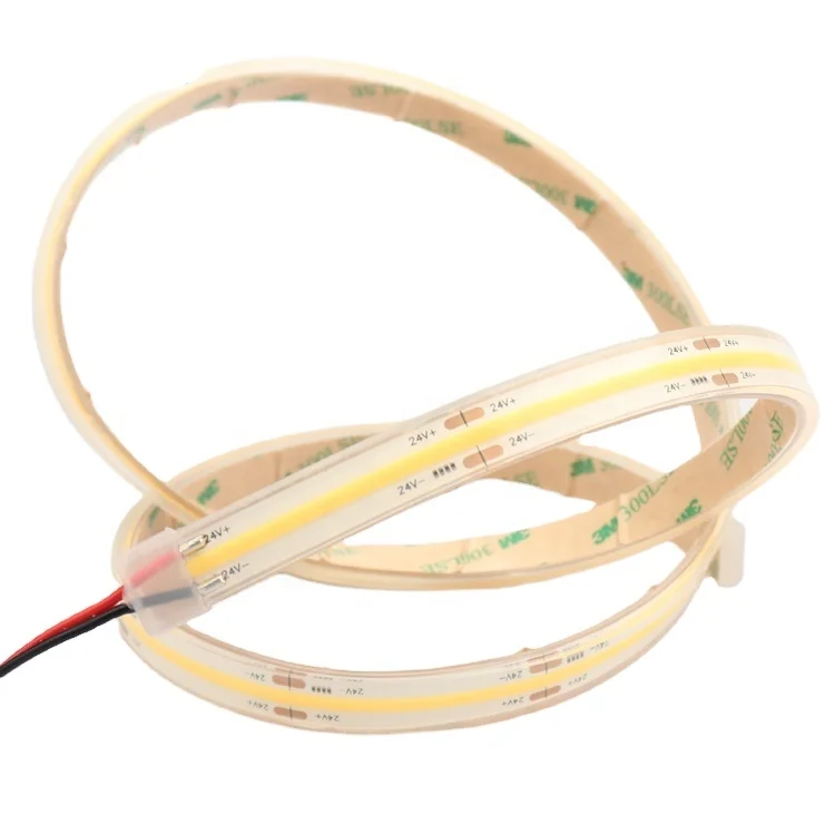 New IP67 Waterproof 10mm 8mm width cob led strip light 24v 12v