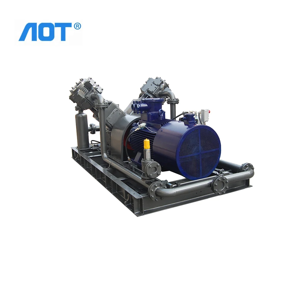 Explosion-proof motor coupling piston biogas compressor Methane CH4 gas compressor  for hot sale