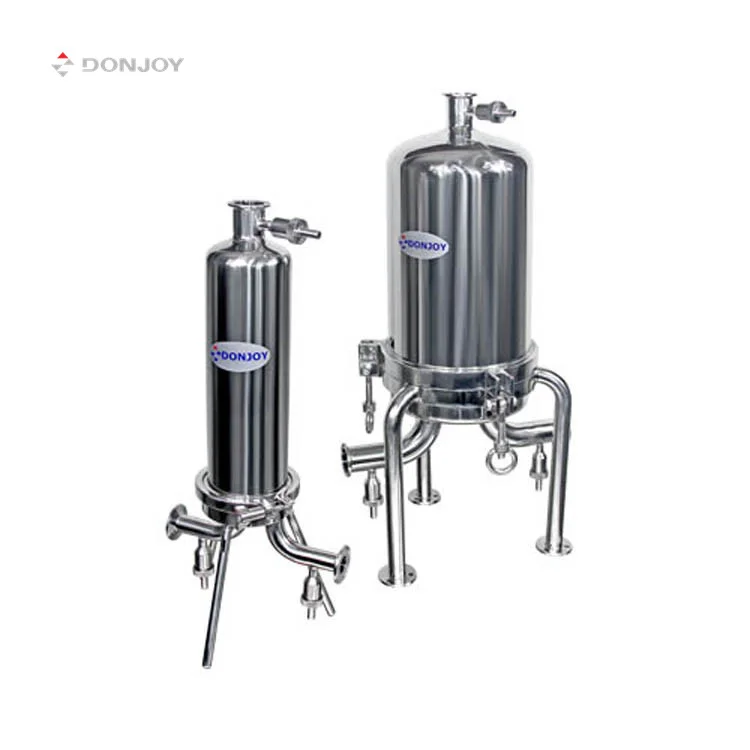 DONJOY sanitary clamp  microporous filter stainless steel micro food grade oil filter