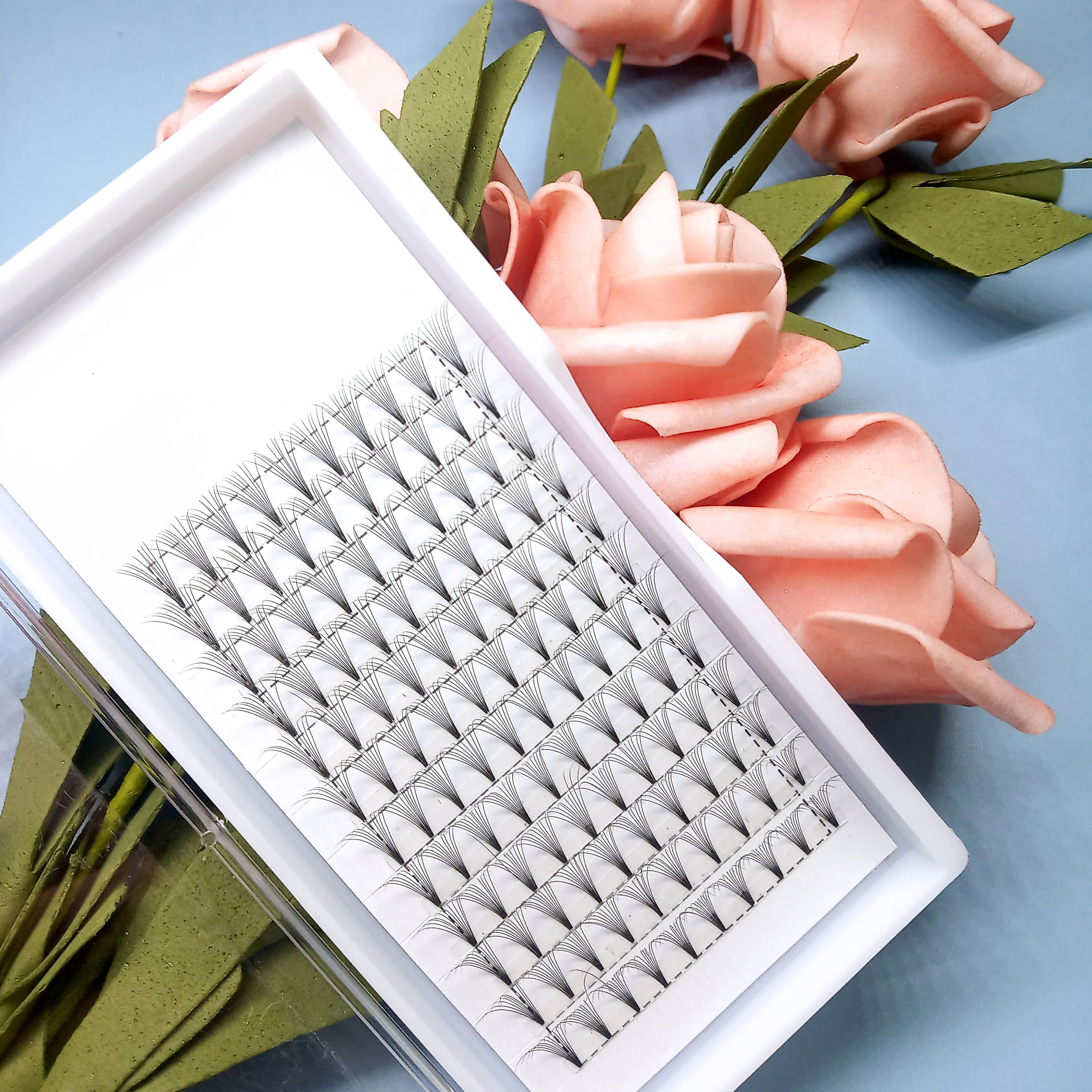 Wholesale Fan Eyelashes Beauty Supply Private Label Pre Made Fans 3d 5d 10d Premade Fan Volume Extension Eyelashes