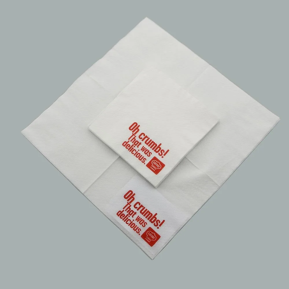 Personalized table napkins Quality paper napkins Custom logo printing paper napkin