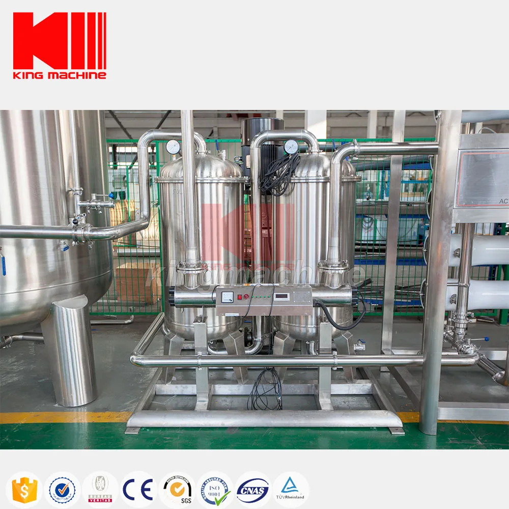 CE ISO certified SUS304/316 full set industrial water treatment equipment