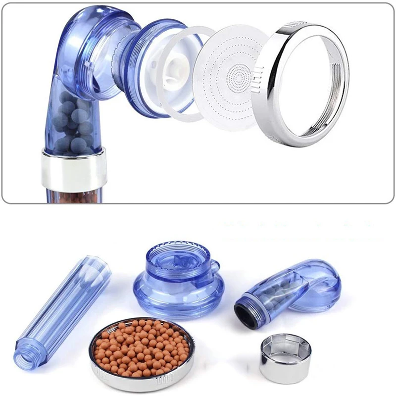 High Pressure Water Saving Shower head for Best Shower Experience, Anion Energy Ball Handheld Shower for Dry Hair & Skin SPA