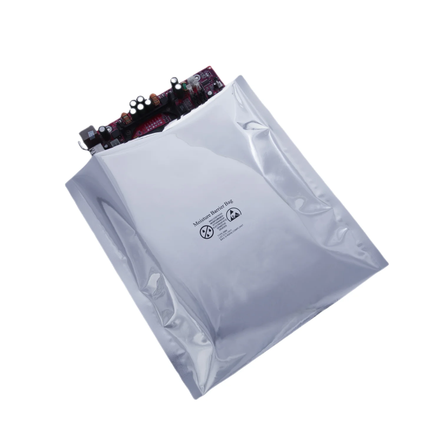 OEM Customized Reclosable Zipper ziplock Top Open Mbb Laminated Anti Static ESD Safe Aluminum Static Shielding Bags