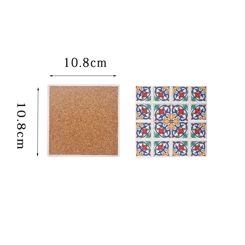 Ychon Multiflorous tableware Mat Wholesale Square Shape Restaurants Mats Pads  Decorations placemats for dining tab