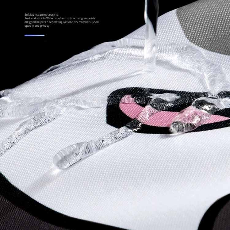 
Cute bear Waterproof digital printed shower curtain 