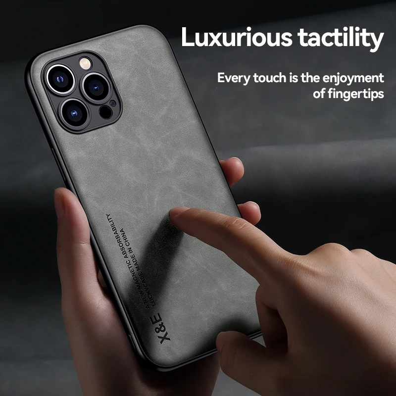 High quality Business PU Leather Skin Mobile Protective Case for iPhone 11 12 13 14 Pro Max 7 8 14 Plus XS XR Max Phone Cover