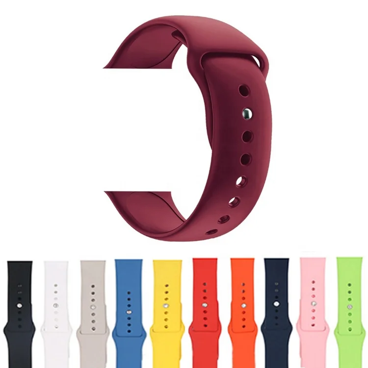  2018 заводская цена ForApple band спортивные силиконовые ремешки для часов Ремешок Смарт