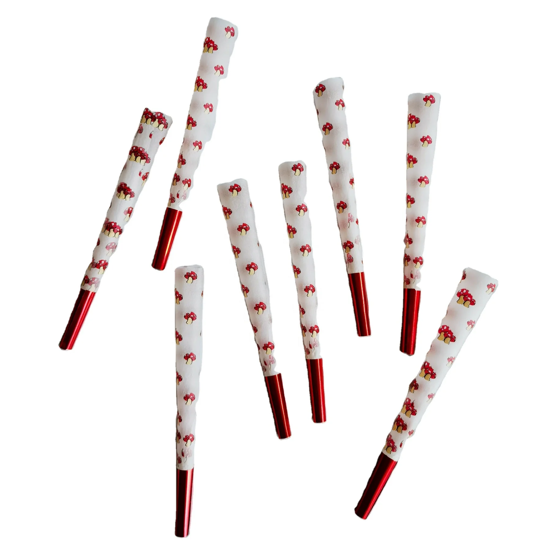 Cute Pink Natural Unrefined Ultra Thin 110mm Pre Rolled Cones of King Size