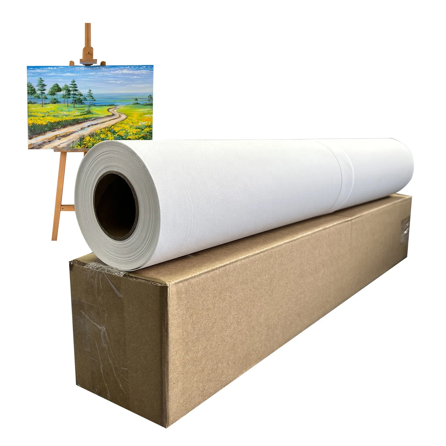 COLORFAN factory 260gsm пигментные полиэфирные Струйные Полотна рулон для покраски рынка США